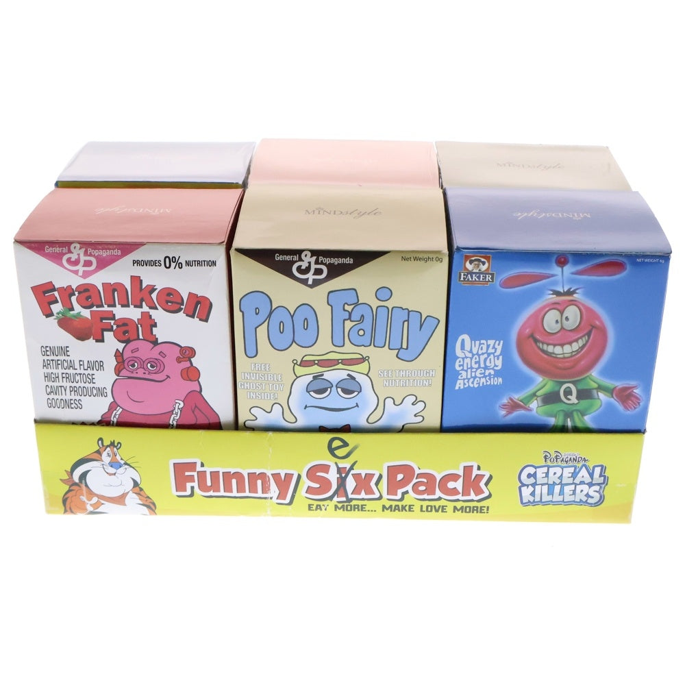 Ron English(ロン・イングリッシュ) × POPAGANDA Cereal Killers Black Light Magic Funny Six Pack Set ポップアガンダ 6個セットフィギュア
