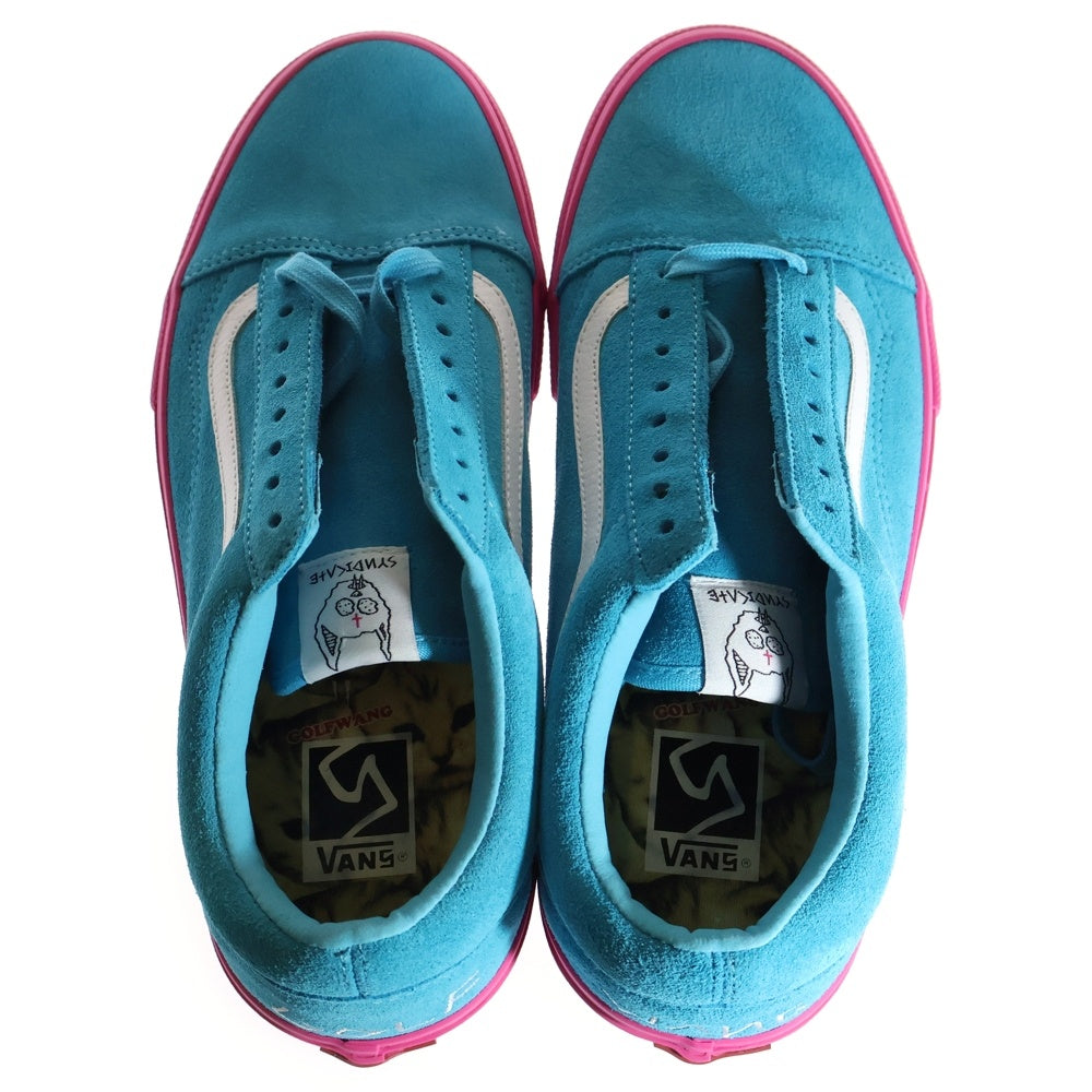 VANS(ヴァンズ) ×Golf Wang Old Skool Pro S Odd Future ゴルフワン オールドスクールプロ ローカットスニーカー ブルー/ピンク US9.5/27.5cm VN-0QHMF5E