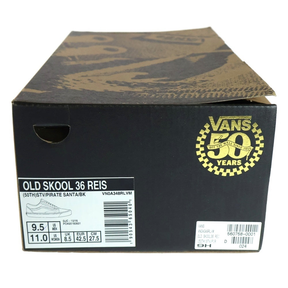 VANS(ヴァンズ) OLD SKOOL 36 REISSUE 50th Anniversary Pirate Santa オールドスクール 36 リイシュー パイレーツサンタ ローカットスニーカー US9.5/27.5cm VN0A348RLVM