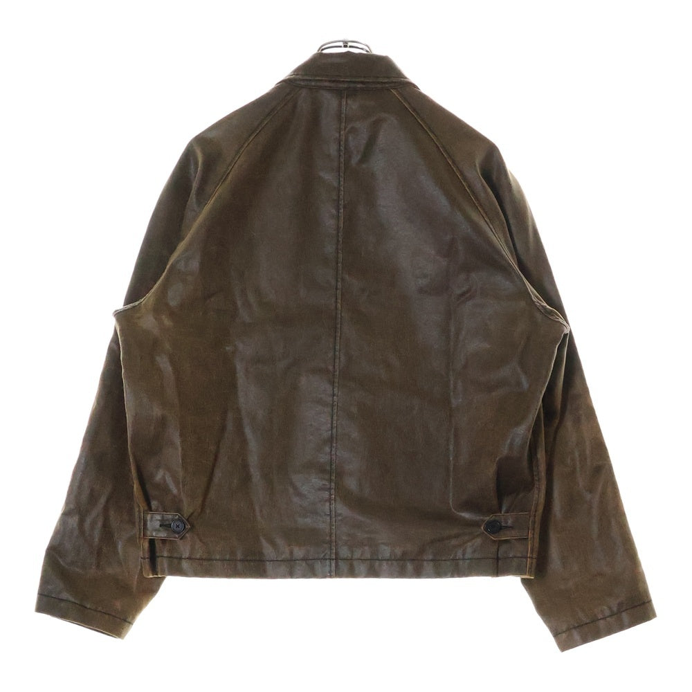 STUSSY(ステューシー) Club Coated Cotton Jacket クラブ コーティング コットン ジャケット ブラウン 115774