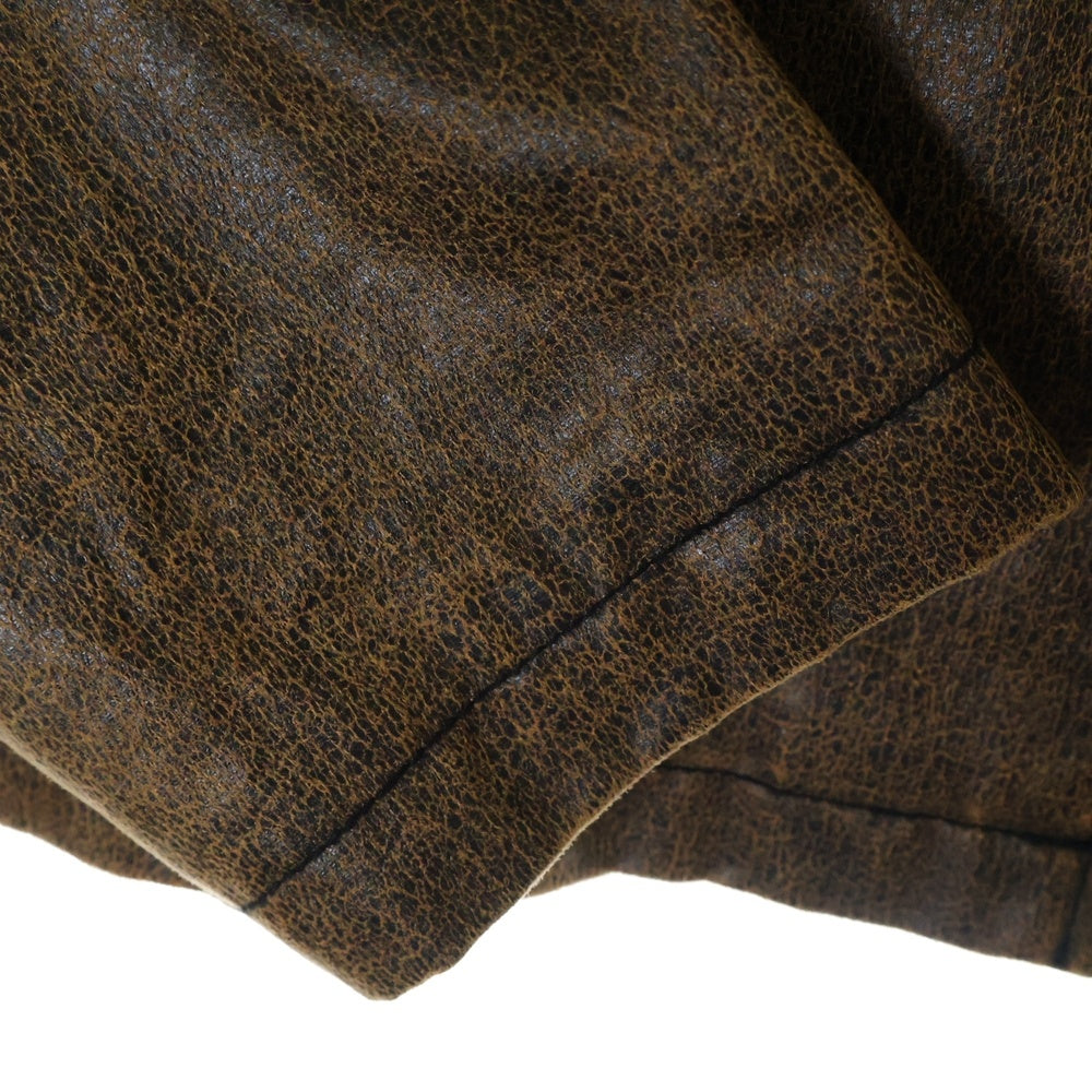 STUSSY(ステューシー) Club Coated Cotton Jacket クラブ コーティング コットン ジャケット ブラウン 115774