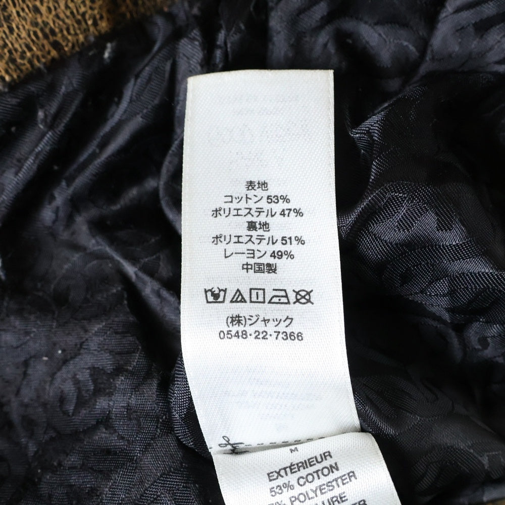 STUSSY(ステューシー) Club Coated Cotton Jacket クラブ コーティング コットン ジャケット ブラウン 115774