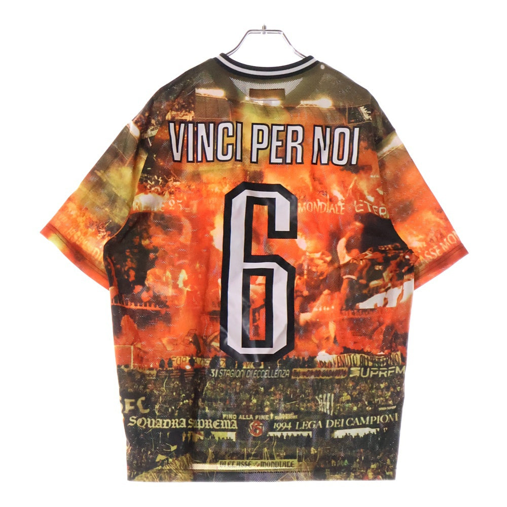 SUPREME(シュプリーム) 25ss Vinci Per Noi Soccer Jersey ヴィンチ・ペル・ノイ サッカージャージ 半袖Tシャツ レッド