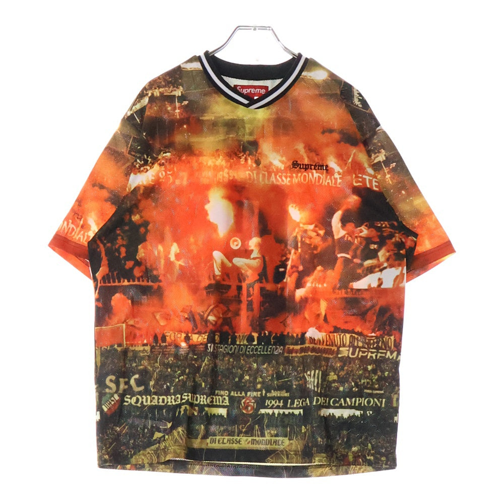 SUPREME(シュプリーム) 25ss Vinci Per Noi Soccer Jersey ヴィンチ・ペル・ノイ サッカージャージ 半袖Tシャツ レッド