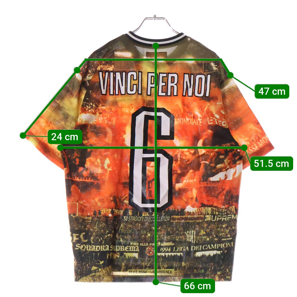 SUPREME(シュプリーム) 25ss Vinci Per Noi Soccer Jersey ヴィンチ・ペル・ノイ サッカージャージ 半袖Tシャツ レッド
