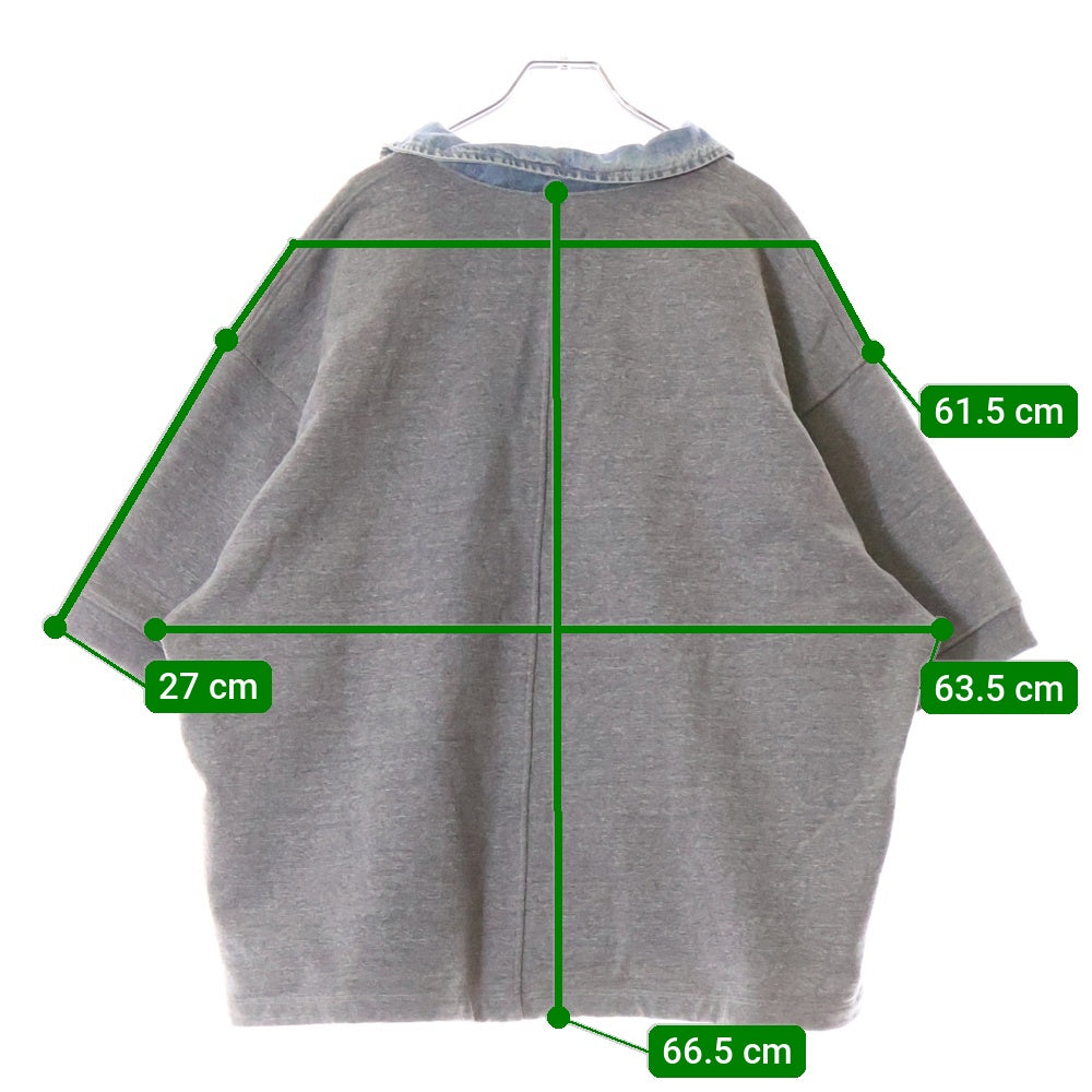 FEAR OF GOD(フィアオブゴッド) 5th Fifth Collection Heavy Terry V-Neck Polo フィフスコレクション ヘビー テリー Vネック 半袖 ポロシャツ グレー