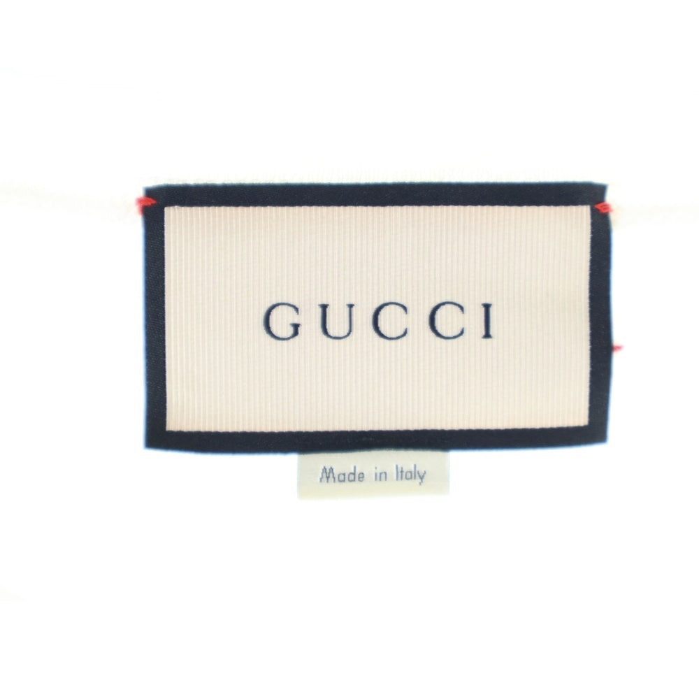 GUCCI(グッチ) Damage Logo Tee ダメージ加工 クルーネック 半袖Tシャツ カットソー ホワイト 442670 X3E31