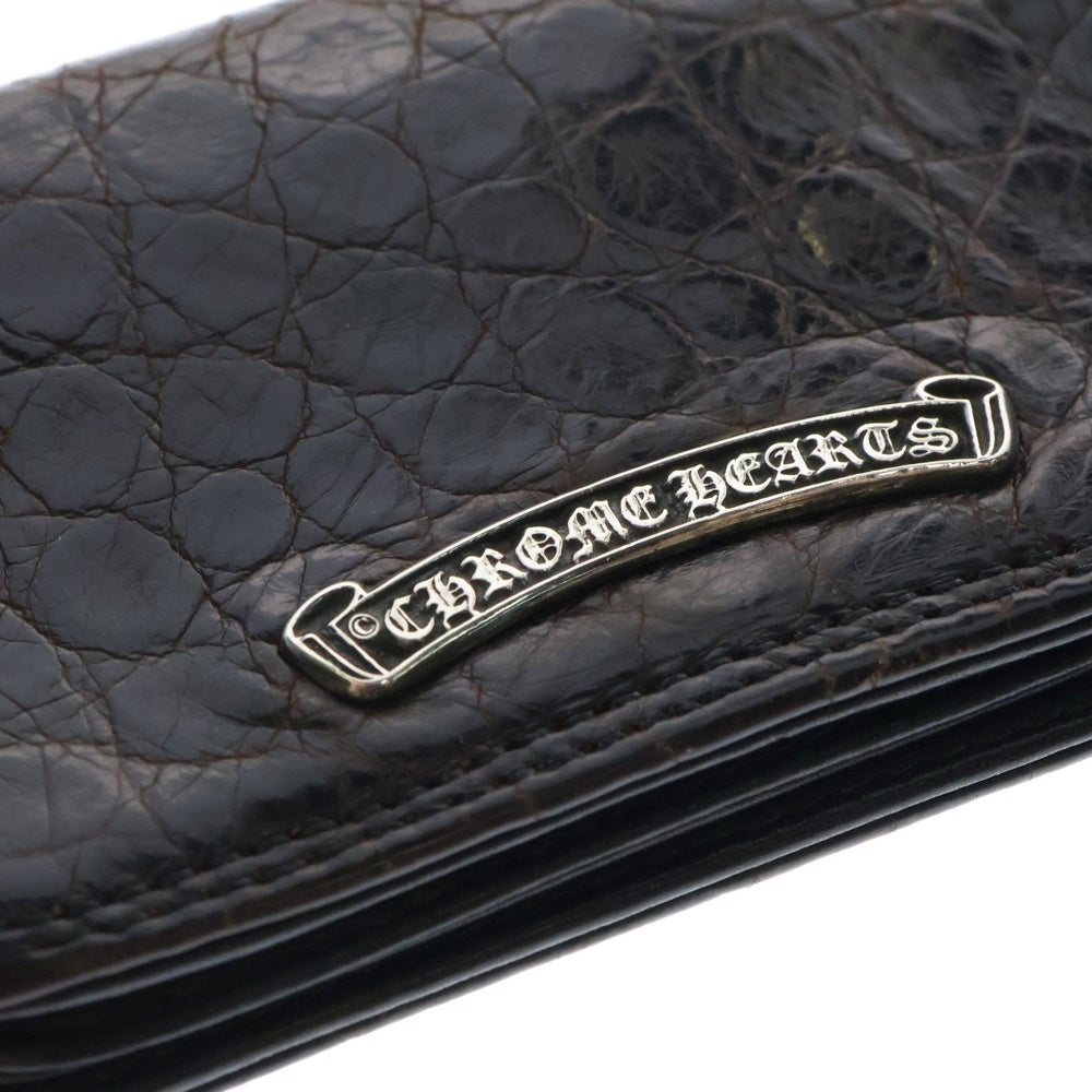 CHROME HEARTS(クロムハーツ) CARD CASE ALGTR カードケース グロメット付き カードケース ブラウン