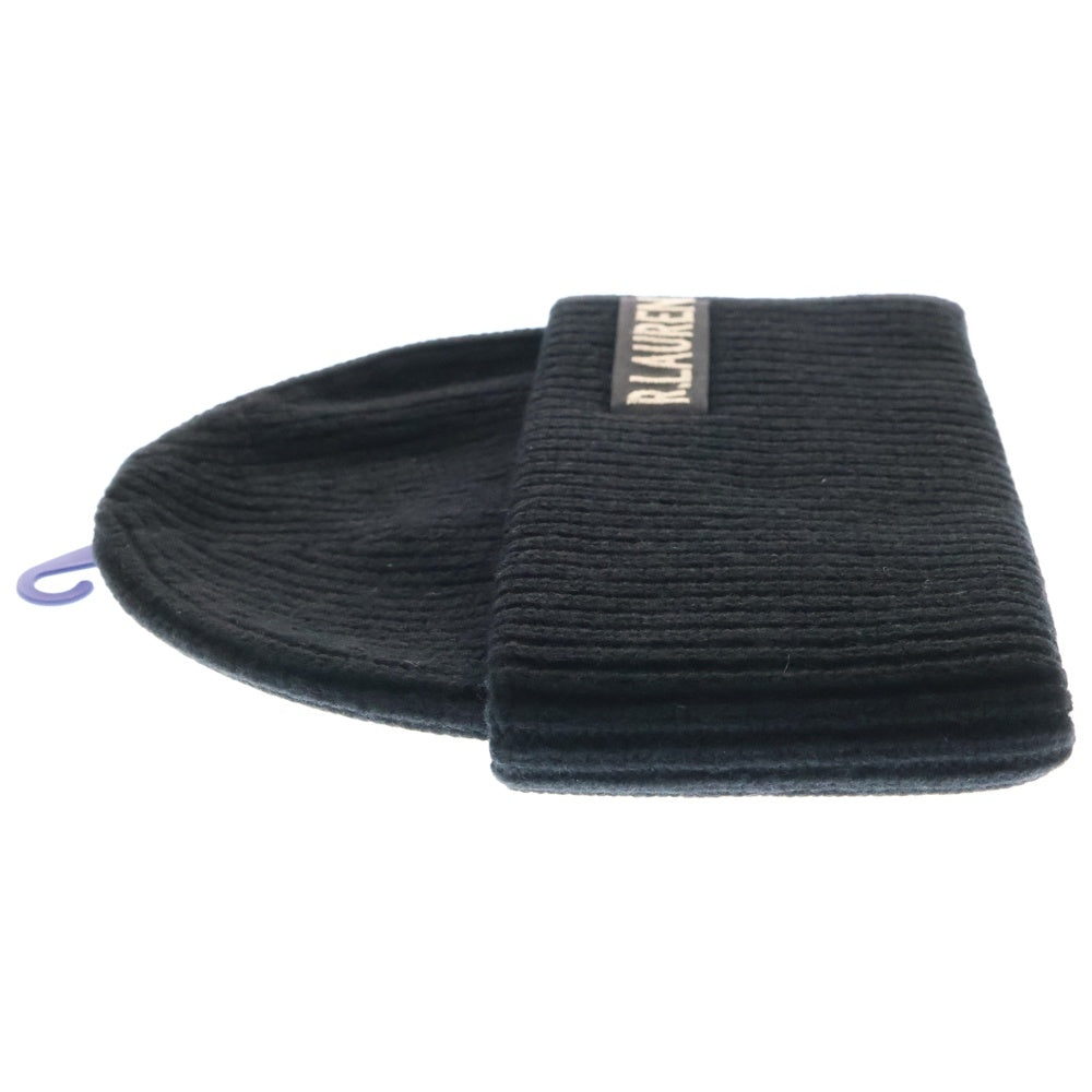 RALPH LAUREN(ラルフローレン) SURPLUS MERINO サープラス カフ ニット ビーニー ブラック