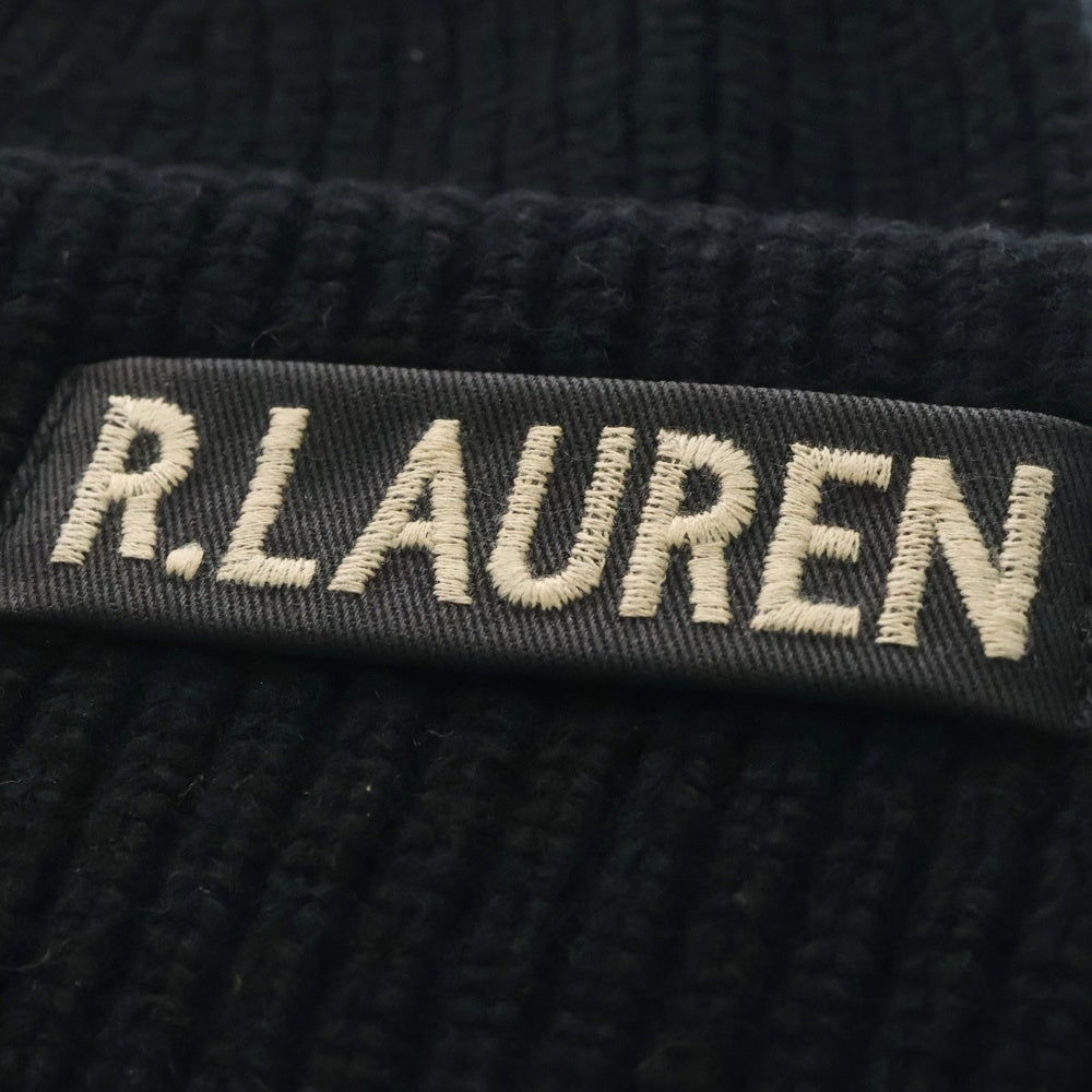 RALPH LAUREN(ラルフローレン) SURPLUS MERINO サープラス カフ ニット ビーニー ブラック