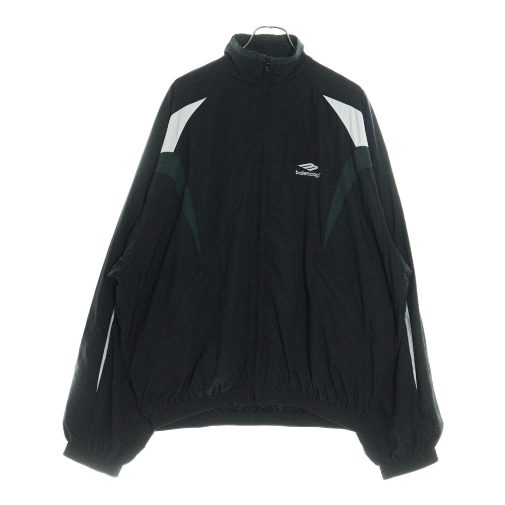 BALENCIAGA(バレンシアガ) 3B SPORTS ICON TRACK JACKET ロゴ刺繍 3Bスポーツアイコン トラックジャケット ブラック 751726 T0048