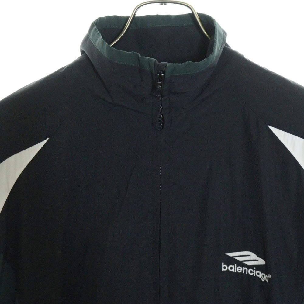 BALENCIAGA(バレンシアガ) 3B SPORTS ICON TRACK JACKET ロゴ刺繍 3Bスポーツアイコン トラックジャケット ブラック 751726 T0048