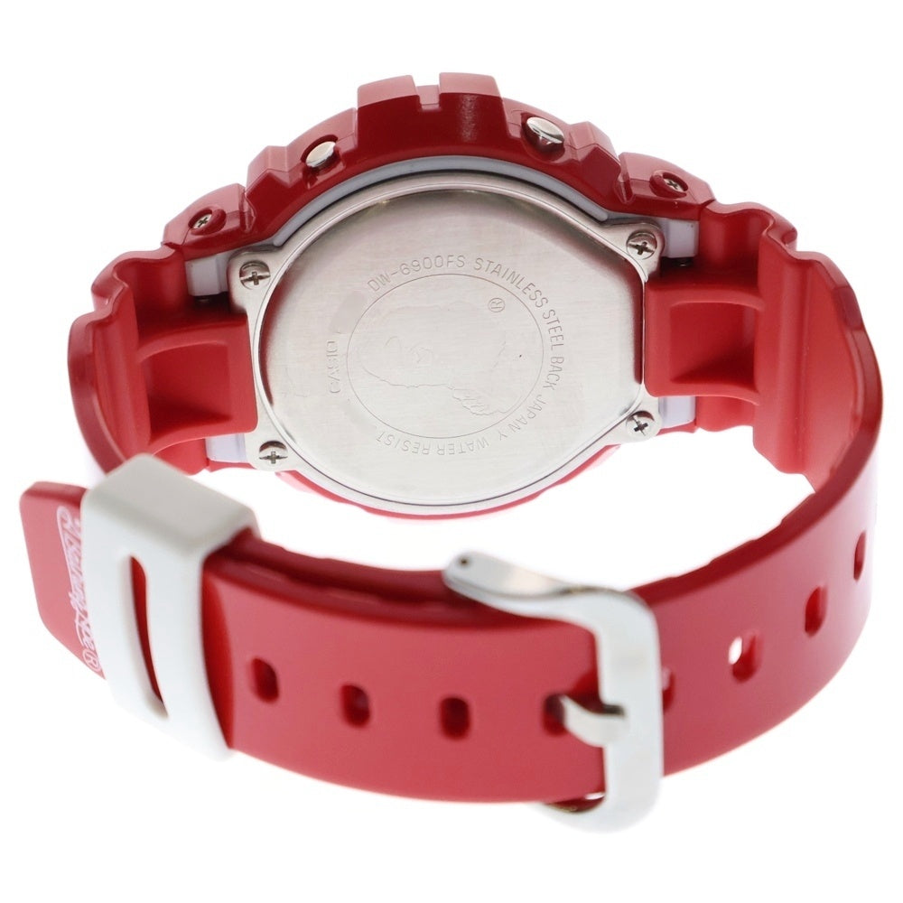 A BATHING APE(アベイシングエイプ) ×CASIO G-SHOCK×COCA-COLA ×カシオ ジーショック×コカ・コーラ デジタルウォッチ 腕時計 レッド DW-6900FS
