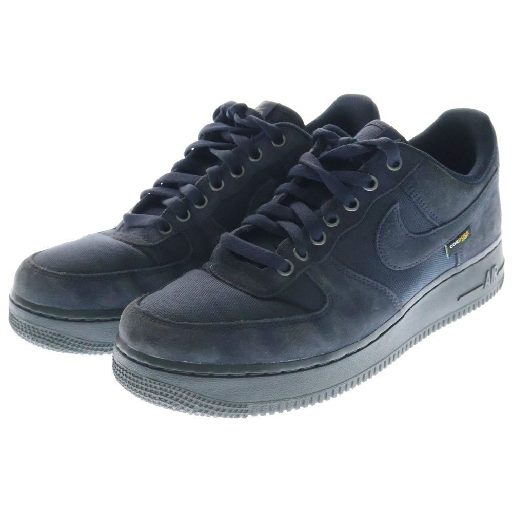 NIKE(ナイキ) AIR FORCE 1 LOW 07 Cordura Dark Obsidian ナイキ エアフォース1 ロー 07 コーデュラ ダークオブシディアン ローカットスニーカー US9.5/27.5cm HQ3822-400