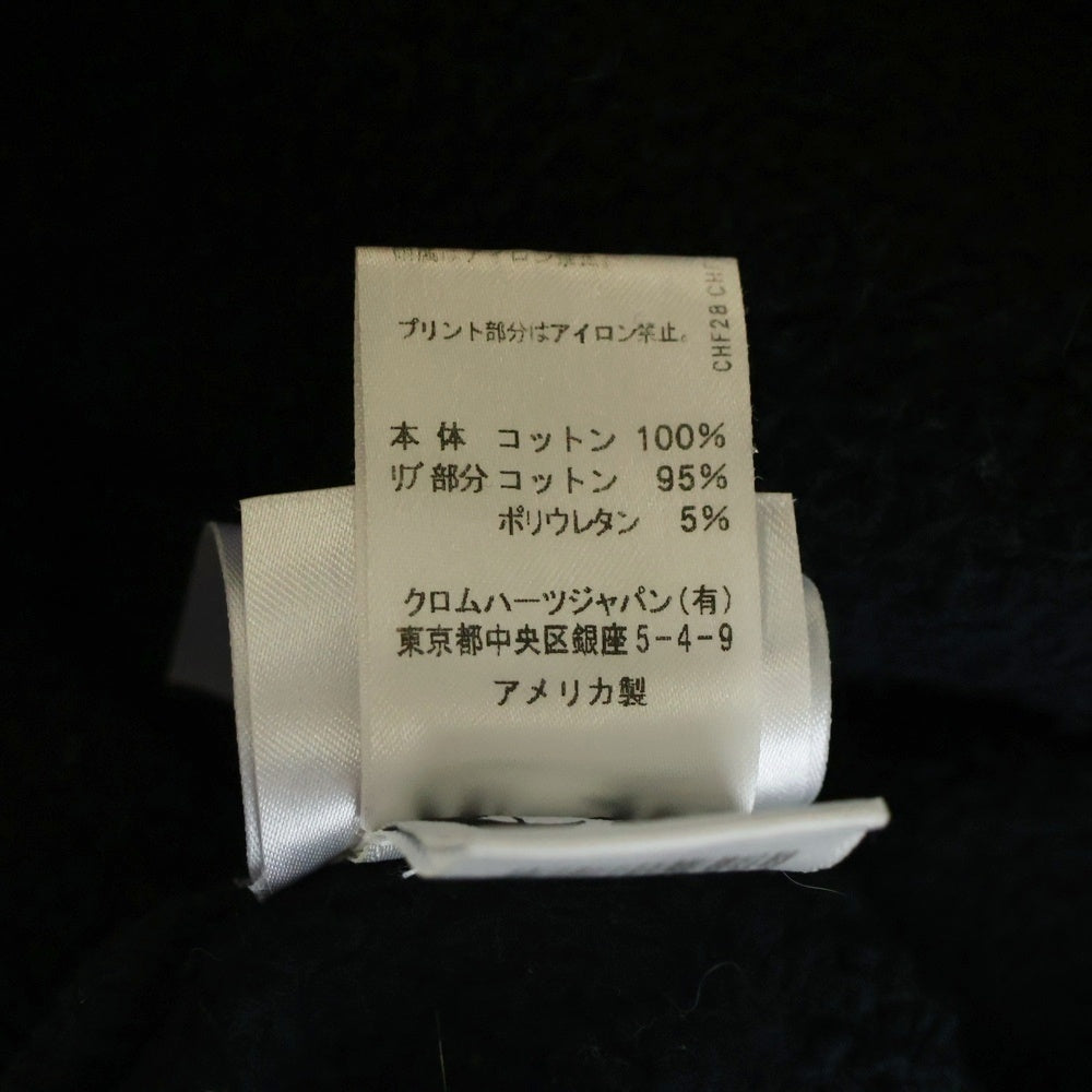 CHROME HEARTS(クロムハーツ) SWTSHRT HD PLVR 東京限定バックホースシュープリント プルオーバーパーカー ブラック