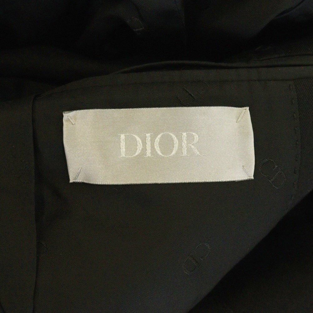 DIOR(ディオール) ×Cactus Jack Officer Collar Detailed Wool Jacket ×カクタスジャック オフィサージャケット ブラック 283C251A4739