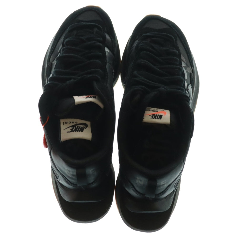 NIKE(ナイキ) ×sacai VAPOR WAFFLE BLACK GUM DD1875-001 サカイ ヴェイパーワッフル ブラックガム ローカットスニーカー US8/26.5cm ブラック