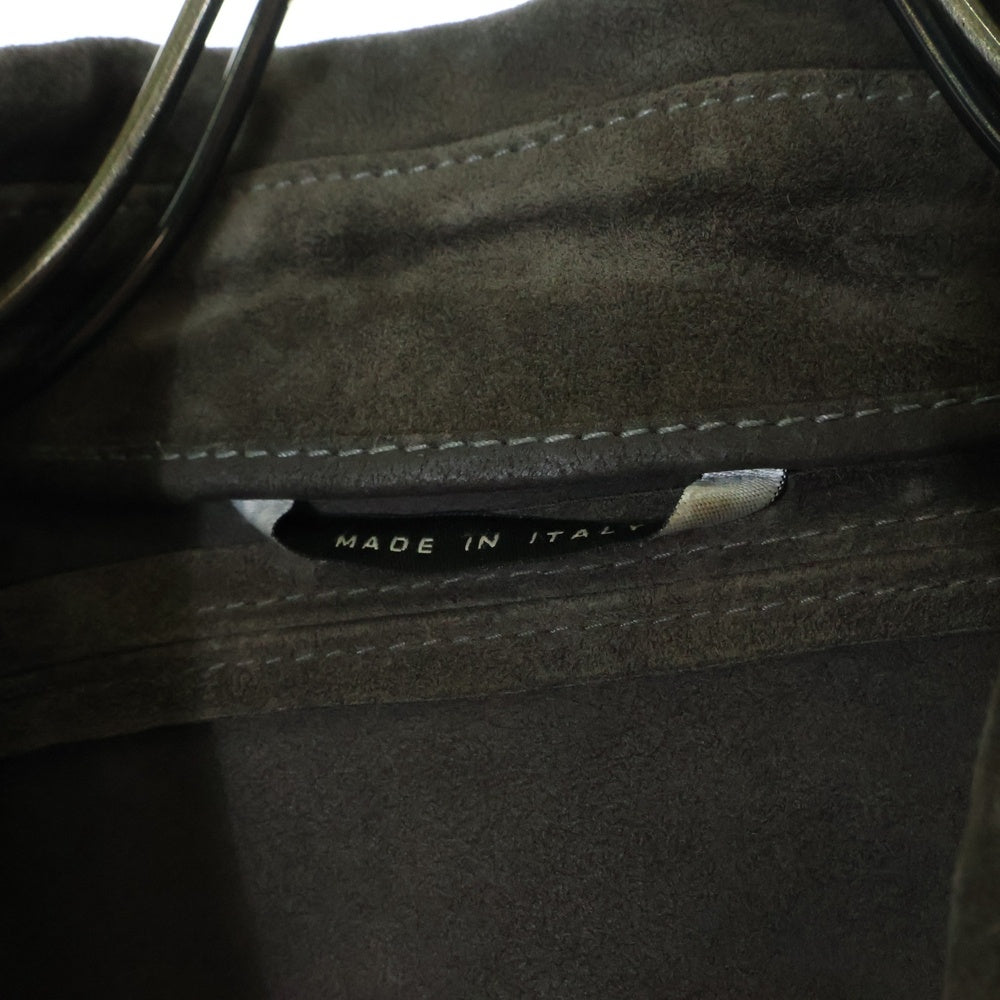 GUCCI(グッチ) 04SS East west smoke トムフォード期 ジップアップ レザージャケット ブラウン