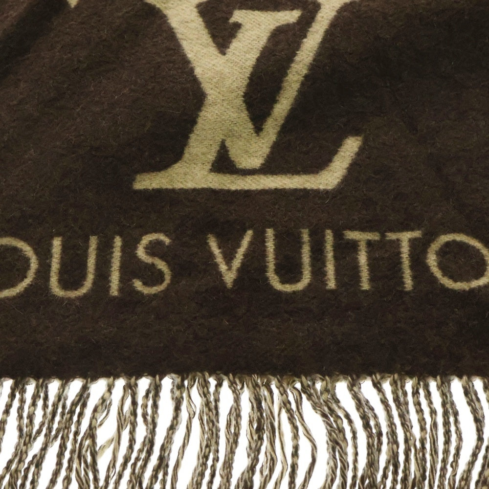 LOUIS VUITTON(ルイヴィトン) エシャルプ レイキャビック モノグラム カシミヤ マフラー ブラウン M71041