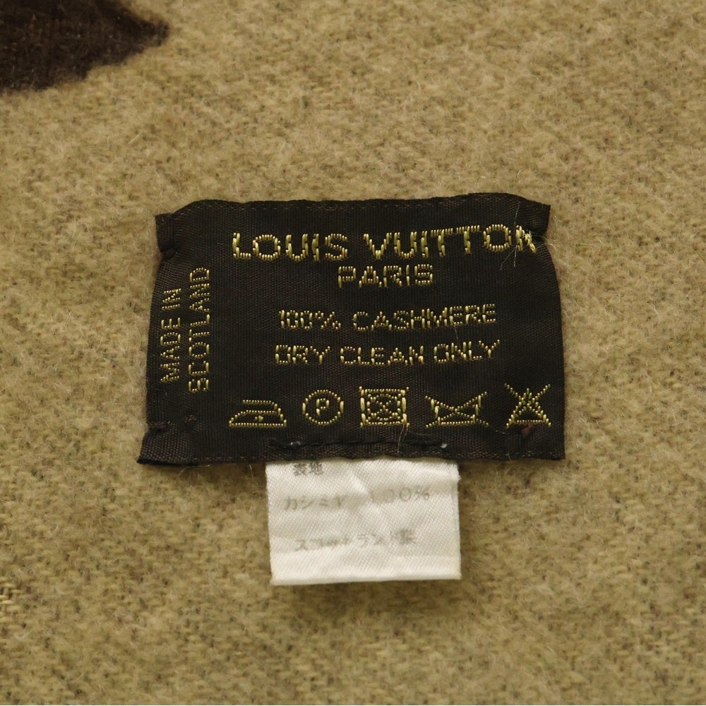 LOUIS VUITTON(ルイヴィトン) エシャルプ レイキャビック モノグラム カシミヤ マフラー ブラウン M71041