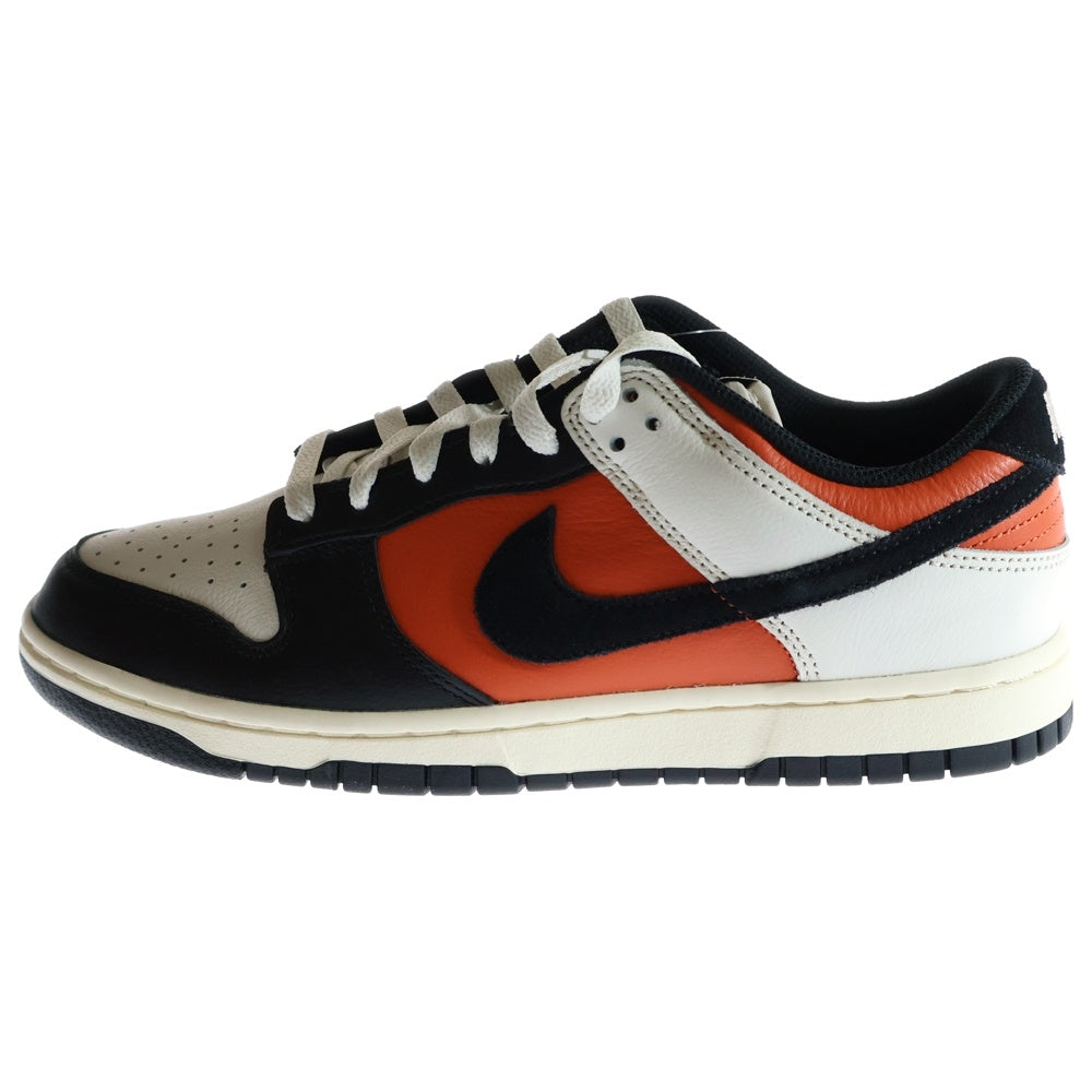 NIKE(ナイキ) DUNK LOW RETRO Black/Vintage Coral ダンク ロー レトロ ブラック/ヴィンテージコーラル ローカットスニーカー ホワイト/オレンジ US8.5/26.5cm HQ4988-030