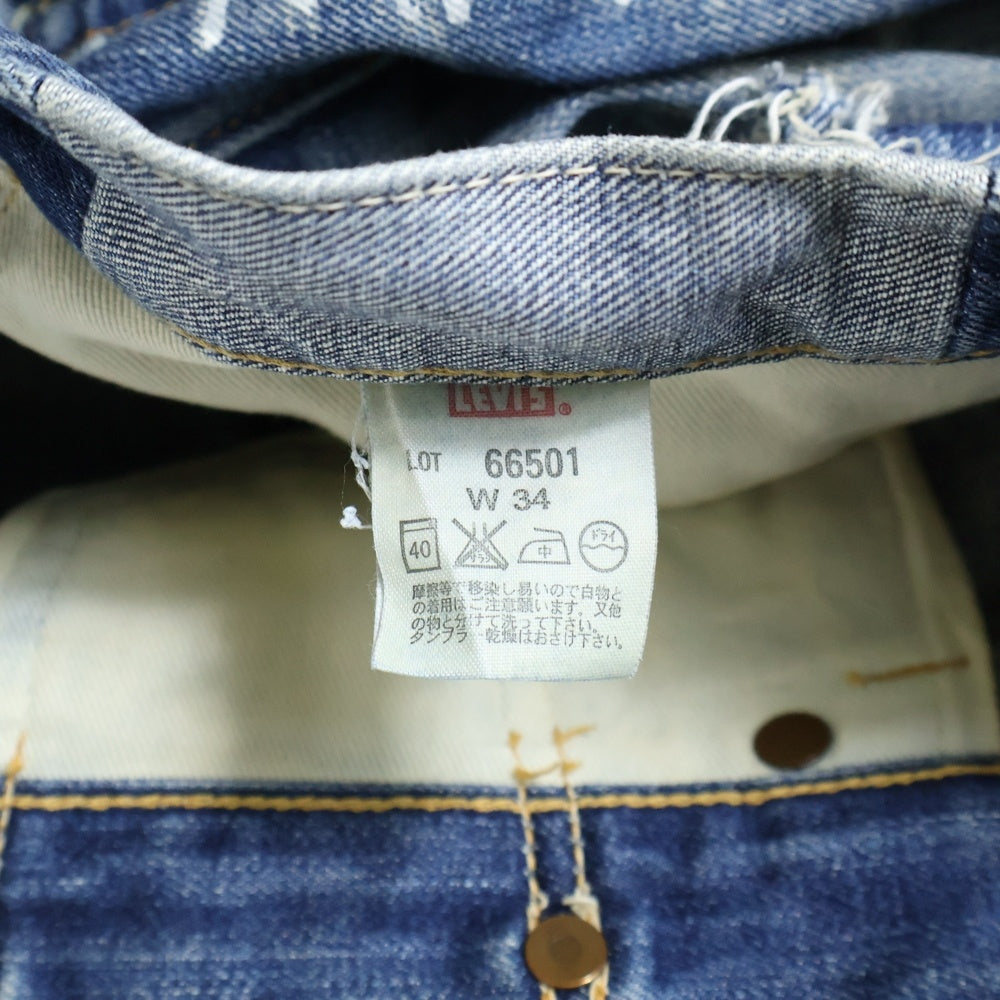 Levi's VINTAGE CLOTHING(リーバイス ビンテージ クロージング) 00s VINTAGE 66501 501XX エクストリームカスタマイズド ジーンズ デニムパンツ インディゴ J22 J30381 1205