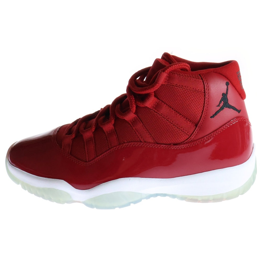 NIKE(ナイキ) AIR JORDAN 11 RETRO WIN LIKE 96 エアジョーダン レトロ ウィン ライク ハイカットスニーカー レッド US9.5/27.5cm 378037-623