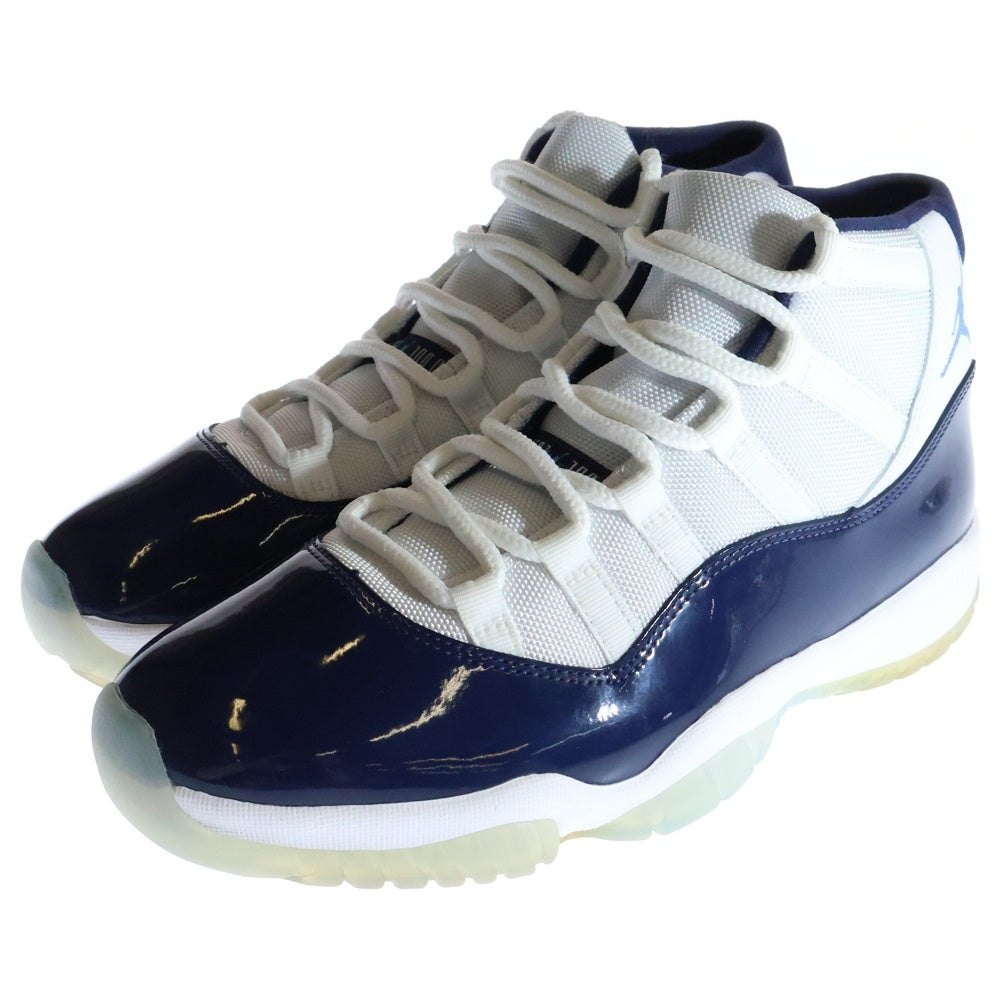 NIKE(ナイキ) AIR JORDAN 11 RETRO UNC WIN LIKE 82 エアジョーダン11 ハイカットスニーカー ネイビー US9.5/27.5cm 378037-123