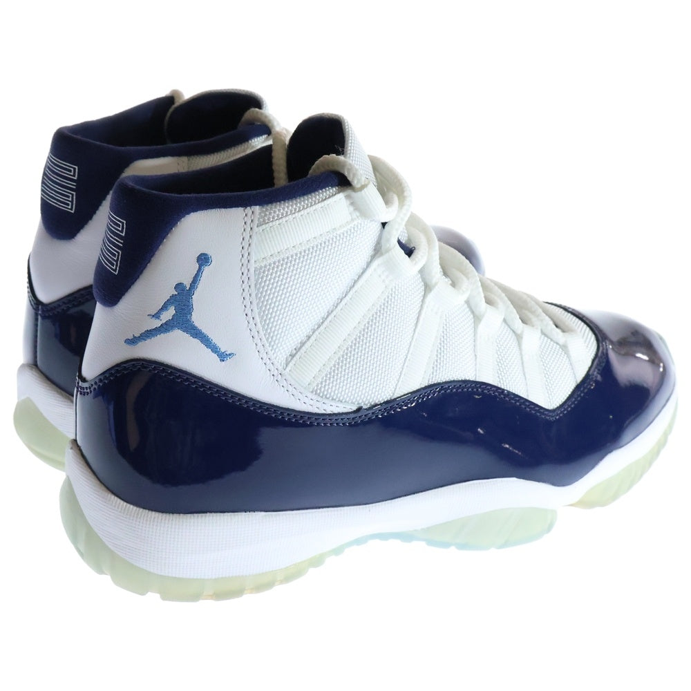 NIKE(ナイキ) AIR JORDAN 11 RETRO UNC WIN LIKE 82 エアジョーダン11 ハイカットスニーカー ネイビー US9.5/27.5cm 378037-123