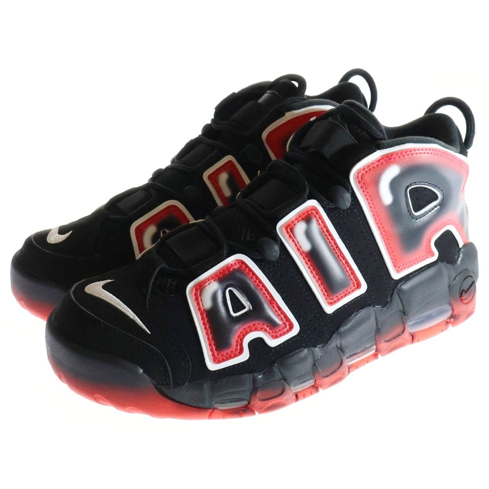 NIKE(ナイキ) AIR MORE UPTEMPO LASER CRIMSON エアモアアップテンポ レーザークリムゾン ハイカットスニーカー ブラック/レッド US10/28cm CJ6129-001