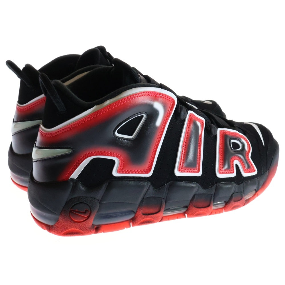 NIKE(ナイキ) AIR MORE UPTEMPO LASER CRIMSON エアモアアップテンポ レーザークリムゾン ハイカットスニーカー ブラック/レッド US10/28cm CJ6129-001