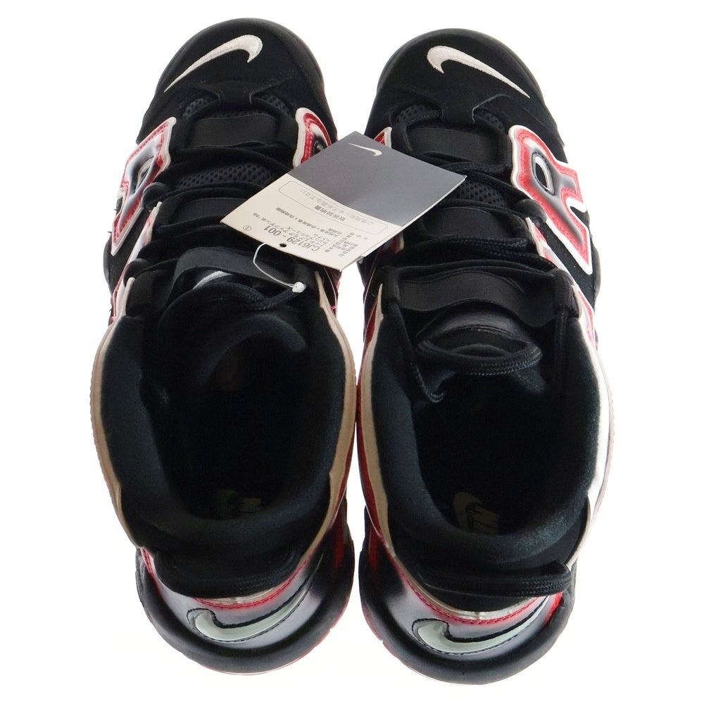 NIKE(ナイキ) AIR MORE UPTEMPO LASER CRIMSON エアモアアップテンポ レーザークリムゾン ハイカットスニーカー ブラック/レッド US10/28cm CJ6129-001