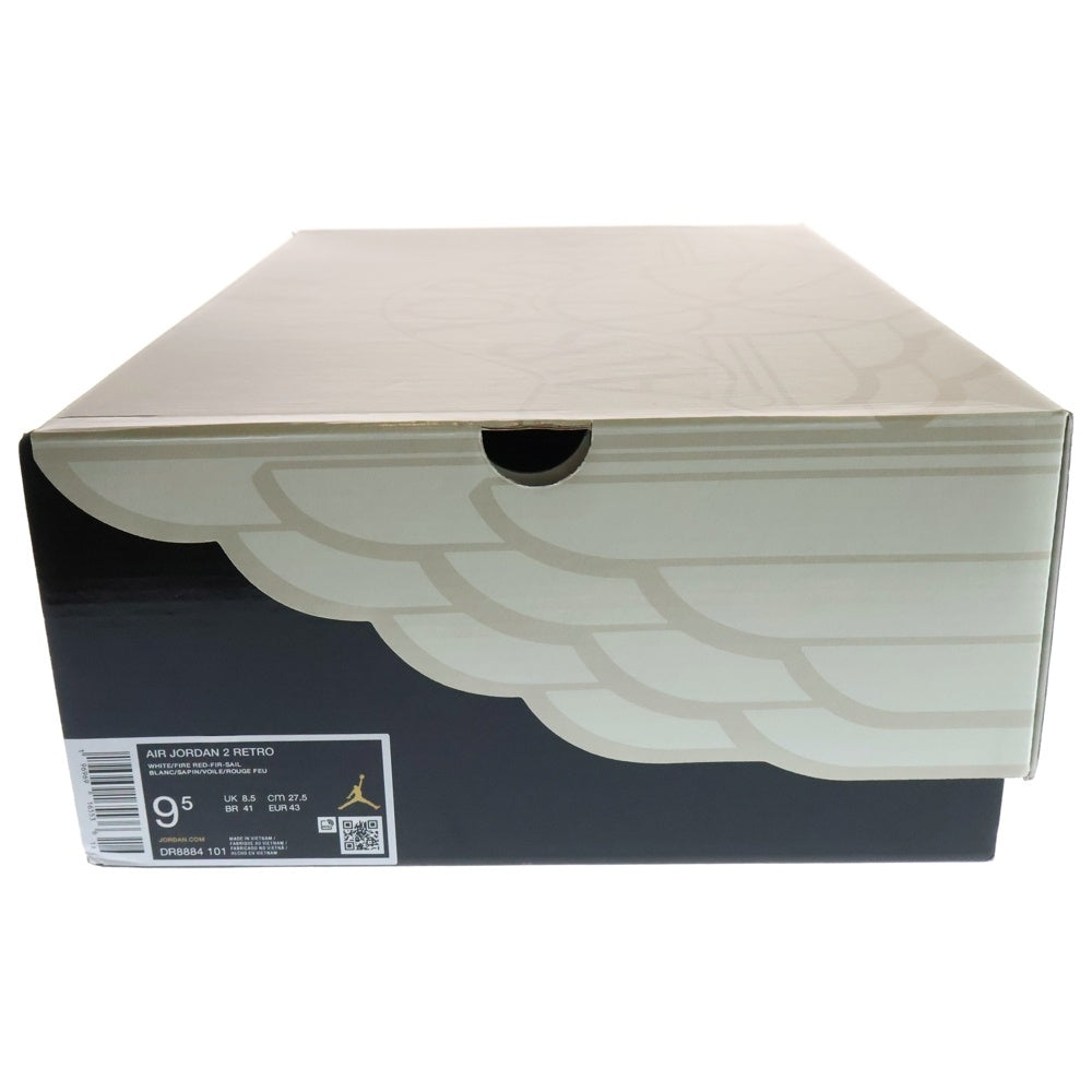 NIKE(ナイキ) AIR JORDAN 2 RETRO エアジョーダン2 レトロ ハイカットスニーカー ホワイト US9.5/27.5cm DR8884-101
