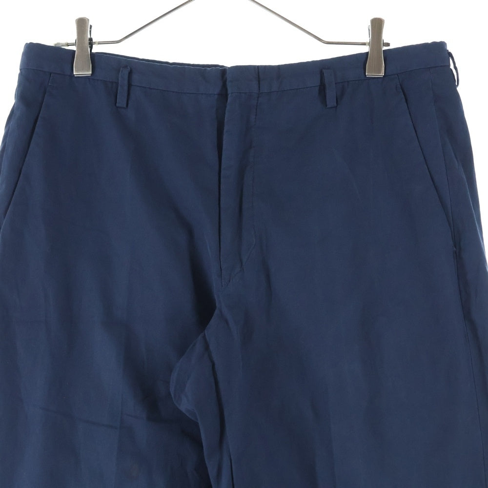 GUCCI(グッチ) コットンスラックスパンツ ネイビー