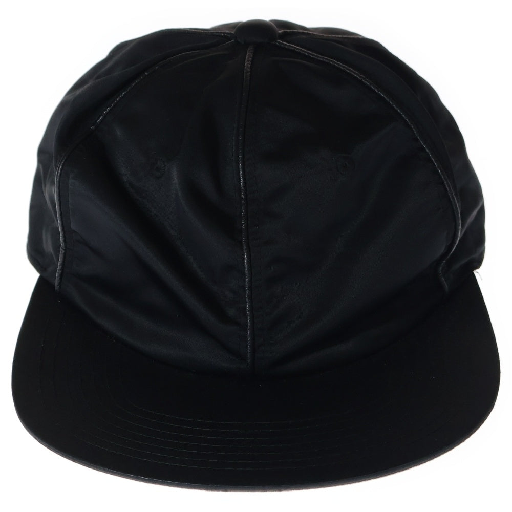 THE H.W.DOG&CO(ドッグアンドコー) PIPING CAP ナイロンキャップ ブラック D-00916