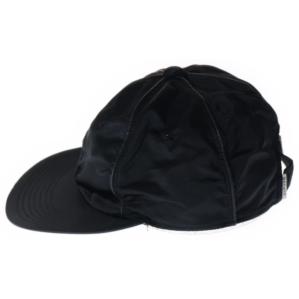 THE H.W.DOG&CO(ドッグアンドコー) PIPING CAP ナイロンキャップ ブラック D-00916