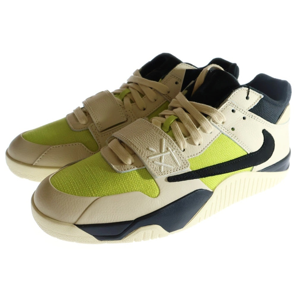 NIKE(ナイキ) ×トラヴィススコット Jordan Jumpman Jack TR CJ1 T-Rexx Bright Cactus ジョーダン ジャンプマン ジャック ローカットスニーカー U11/29cm FZ8117-102