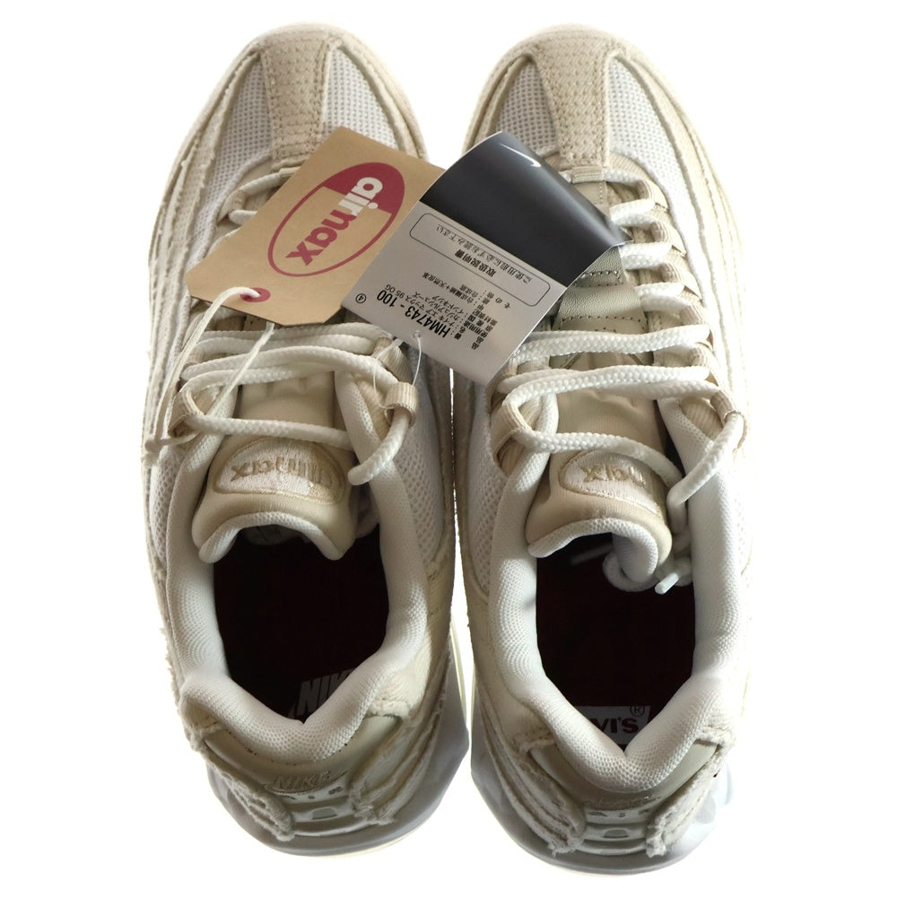 NIKE(ナイキ) × Levi's AIR MAX 95 OG Denim White リーバイス エアマックス 95 OG デニムホワイト ローカットスニーカー ホワイト US10.5/28.5cm HM4743-100