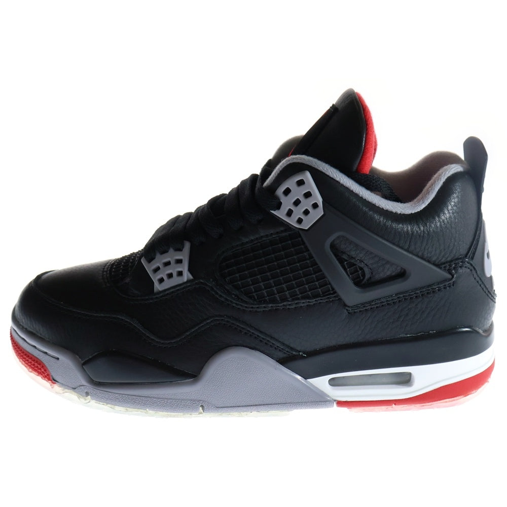 NIKE(ナイキ) AIR JORDAN 4 Retro Bred Reimagined エアジョーダン4 ブレッド リイマジンド ハイカットスニーカー ブラック US8.5/26.5cm FV5029‐006