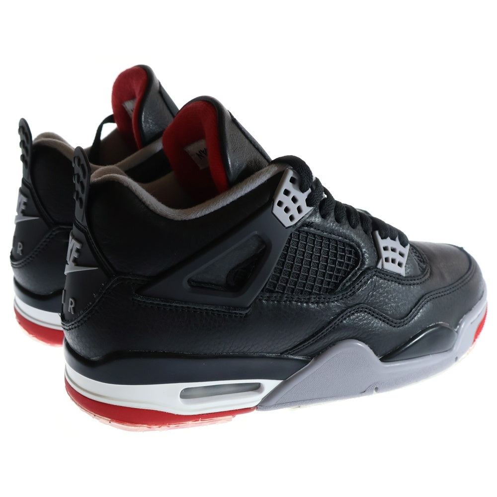NIKE(ナイキ) AIR JORDAN 4 Retro Bred Reimagined エアジョーダン4 ブレッド リイマジンド ハイカットスニーカー ブラック US8.5/26.5cm FV5029‐006