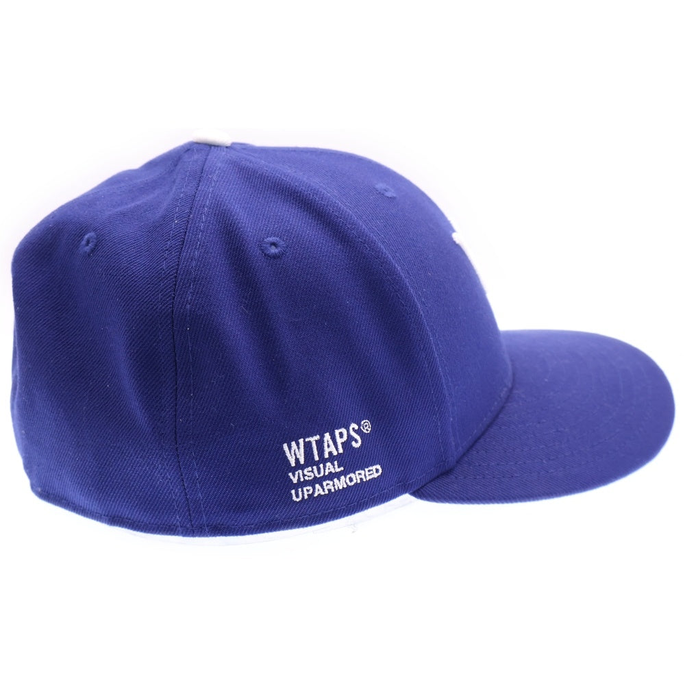 WTAPS(ダブルタップス) ×NEWERA 59FIFTY LOW PROFILE CAP POLY TWILL ニューエラ ベースボールキャップ 帽子 ブルー