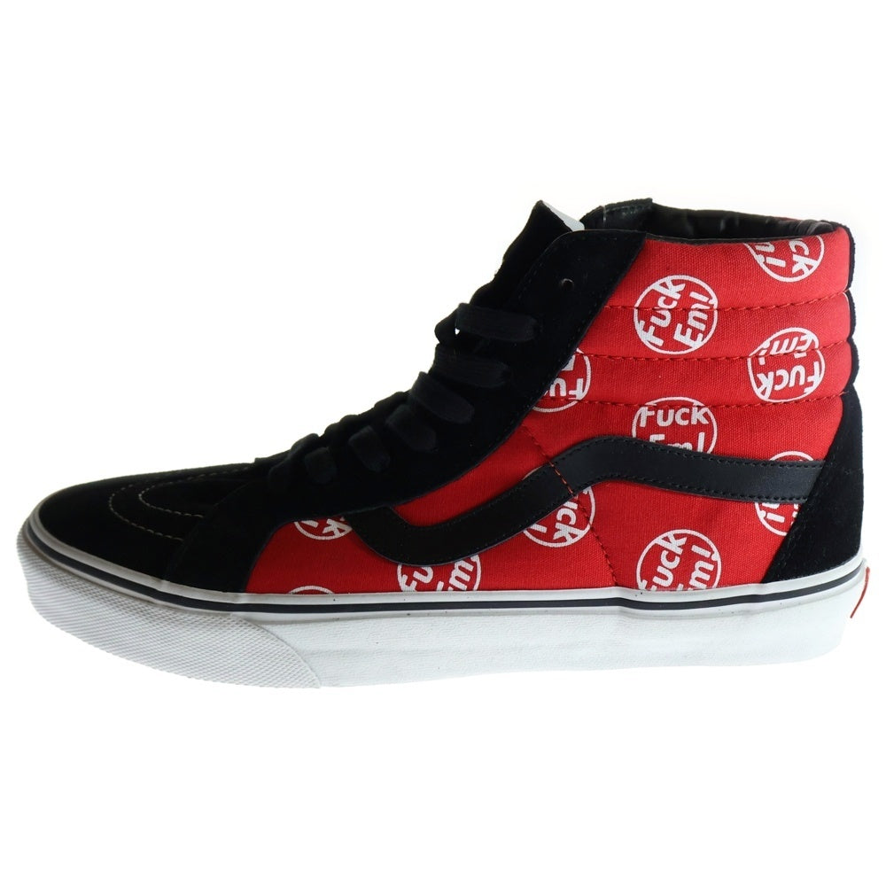 SUPREME(シュプリーム) 14AW ×VANS Fuck'Em SK8-Hi Reissue バンズ スケートハイ リイシュー ハイカットスニーカー レッド/ブラック US10/28cm VN-0ZA0G3O