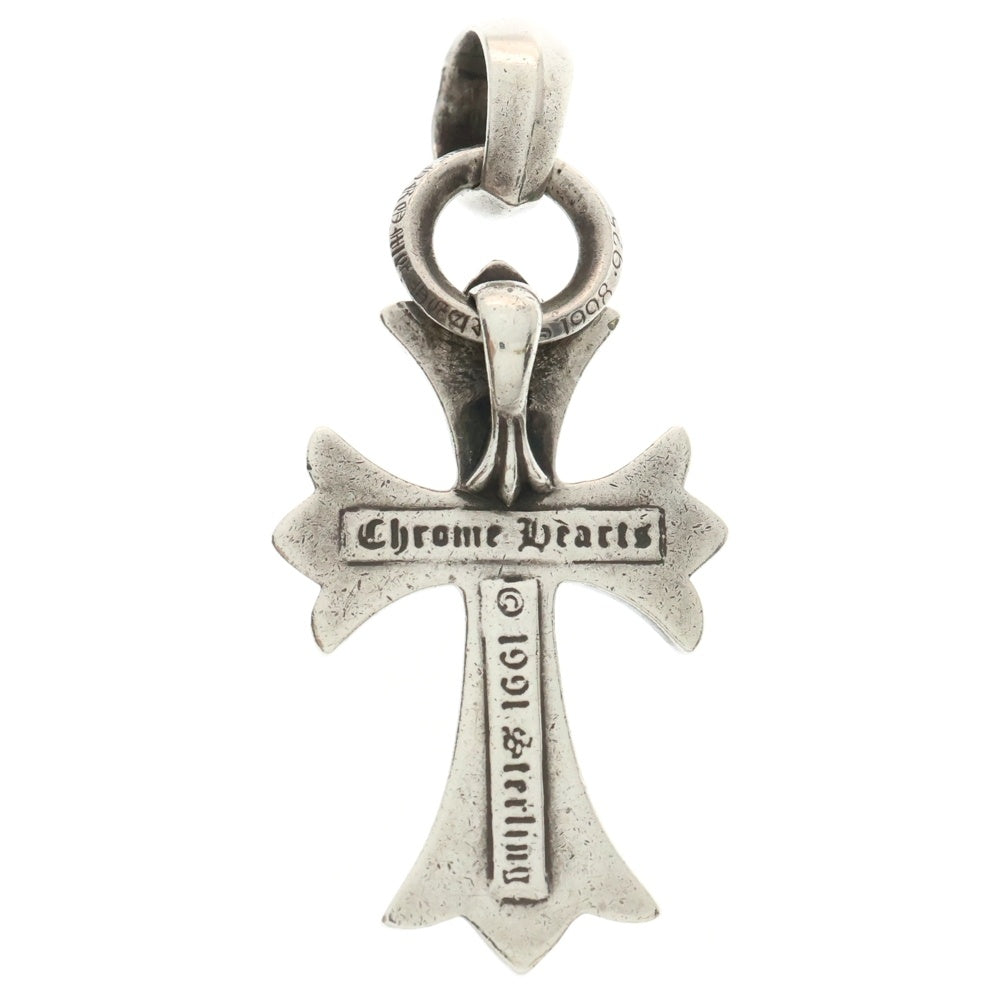 CHROME HEARTS(クロムハーツ) CH CRS SML W/BALE Wベイル スモールCHクロス ペンダントトップ シルバー BCA218