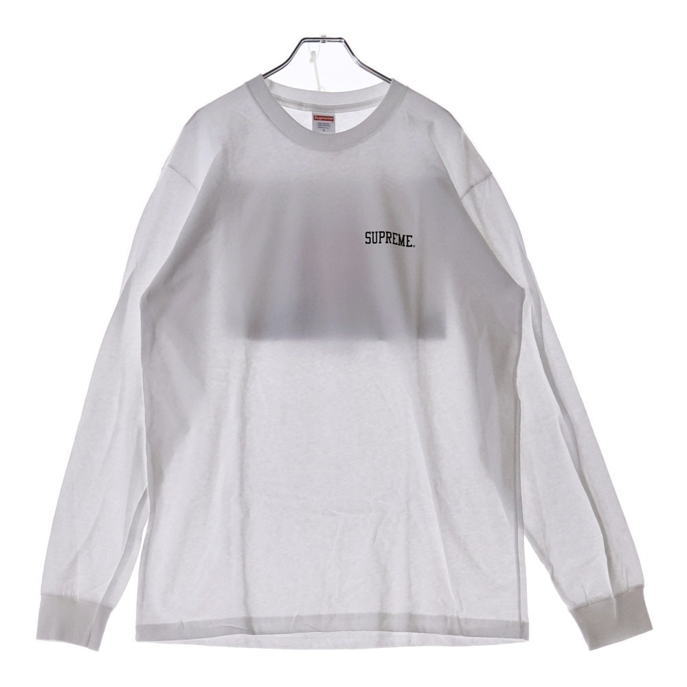 SUPREME(シュプリーム) 16AW Araki Orchid L/S Tee アラキ オーキッド 荒木経惟 フォトプリント クルーネック 長袖Tシャツ ホワイト