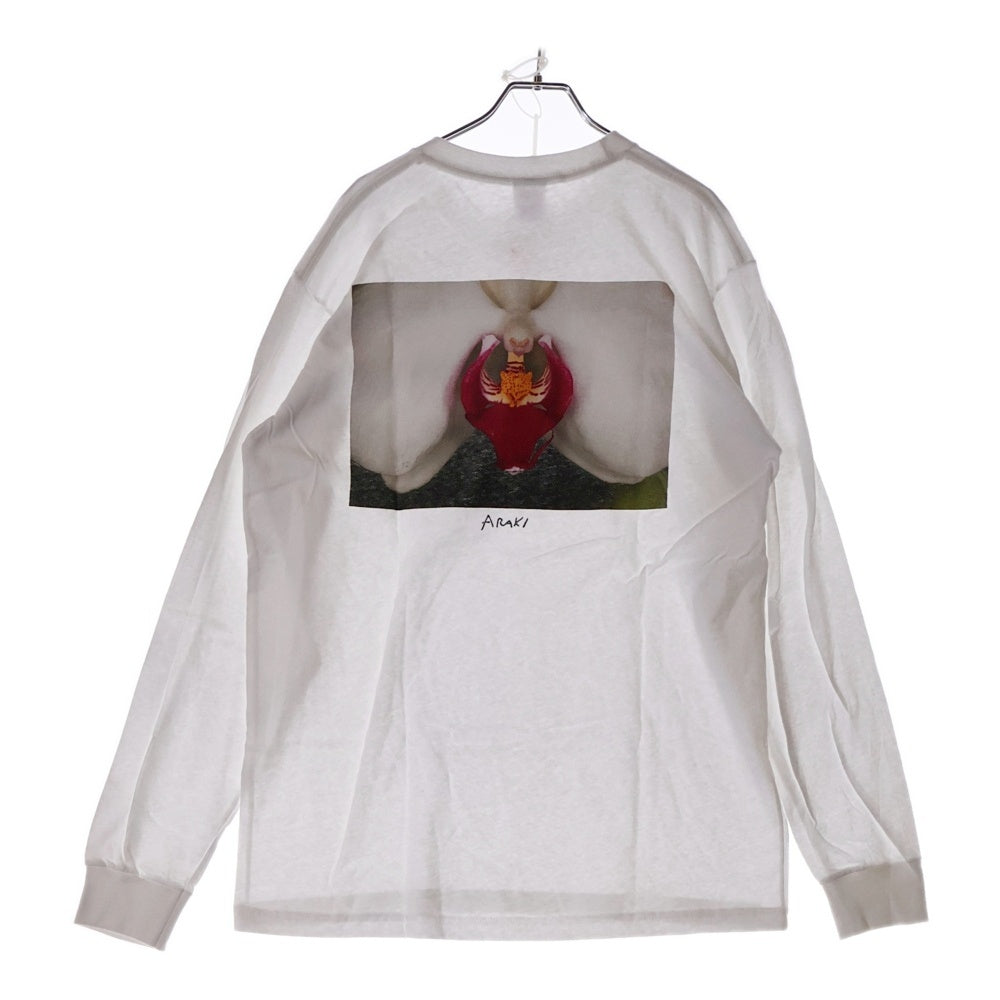 SUPREME(シュプリーム) 16AW Araki Orchid L/S Tee アラキ オーキッド 荒木経惟 フォトプリント クルーネック 長袖Tシャツ ホワイト