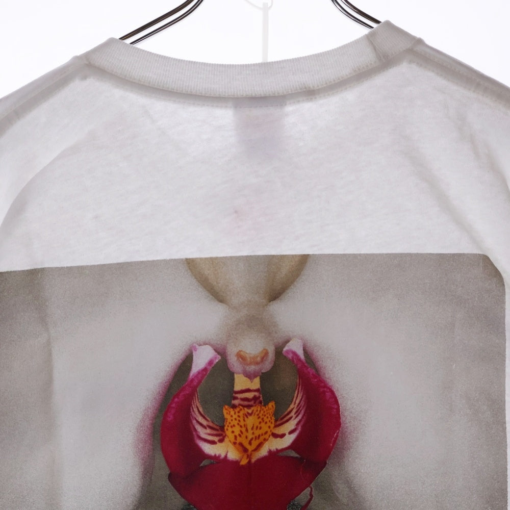 SUPREME(シュプリーム) 16AW Araki Orchid L/S Tee アラキ オーキッド 荒木経惟 フォトプリント クルーネック 長袖Tシャツ ホワイト
