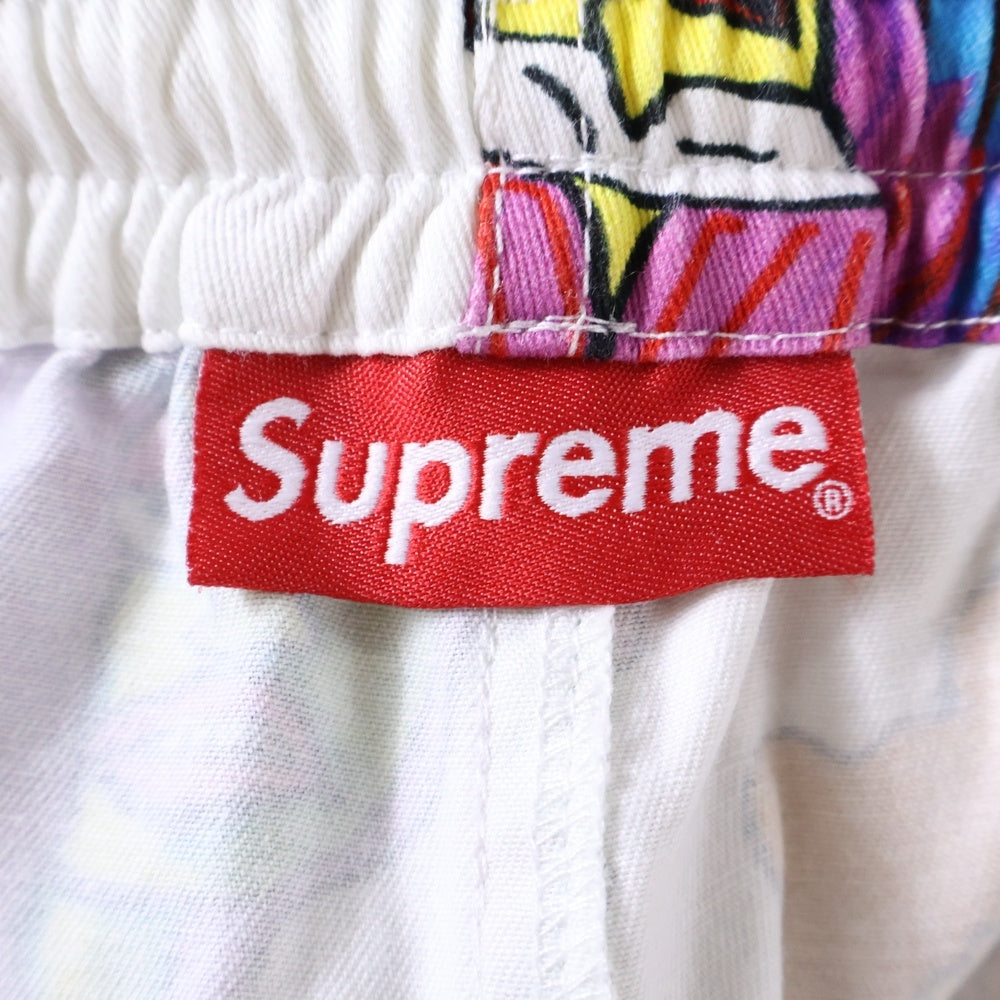 SUPREME(シュプリーム) 17AW Gonz Heads Short ゴンズ ヘッズ 総柄 ショーツ ハーフパンツ ホワイト
