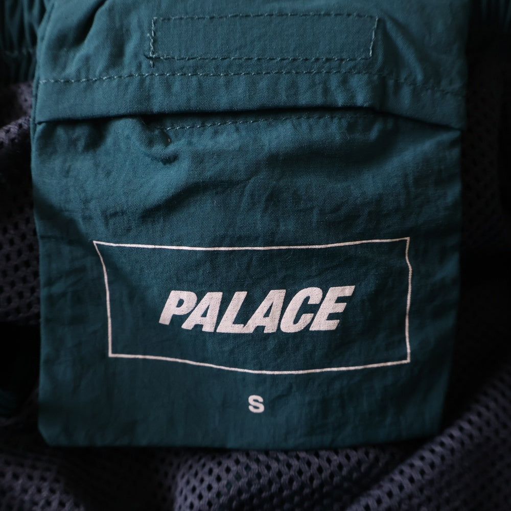 Palace Skateboards(パレススケートボーズ) 17AW HI GRADE SHELL PANT ハイグレード シェル テープロゴ ナイロンパンツ グリーン