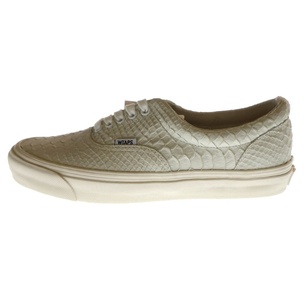 VANS(ヴァンズ) 2016 × WTAPS VAULT OG ERA LX ANACONDA/WHITE ダブルタップス ボルト エラ アナコンダ レザー ローカットスニーカー ホワイト US9.5/27.5cm VN000OZDKBW