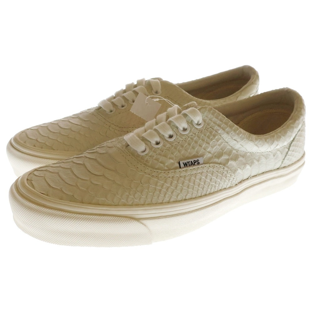 VANS(ヴァンズ) 2016 × WTAPS VAULT OG ERA LX ANACONDA/WHITE ダブルタップス ボルト エラ アナコンダ レザー ローカットスニーカー ホワイト US9.5/27.5cm VN000OZDKBW